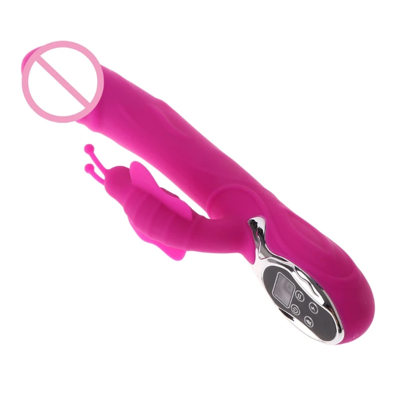 Мультискоростной G Spot фаллоимитатор бабочка женский вибратор секс игрушка
