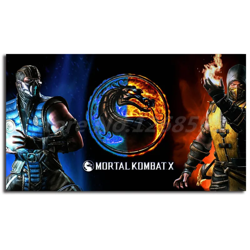 Обои Mortal Kombat Vs Scorpion HD настенные художественные плакаты на холсте принты картины
