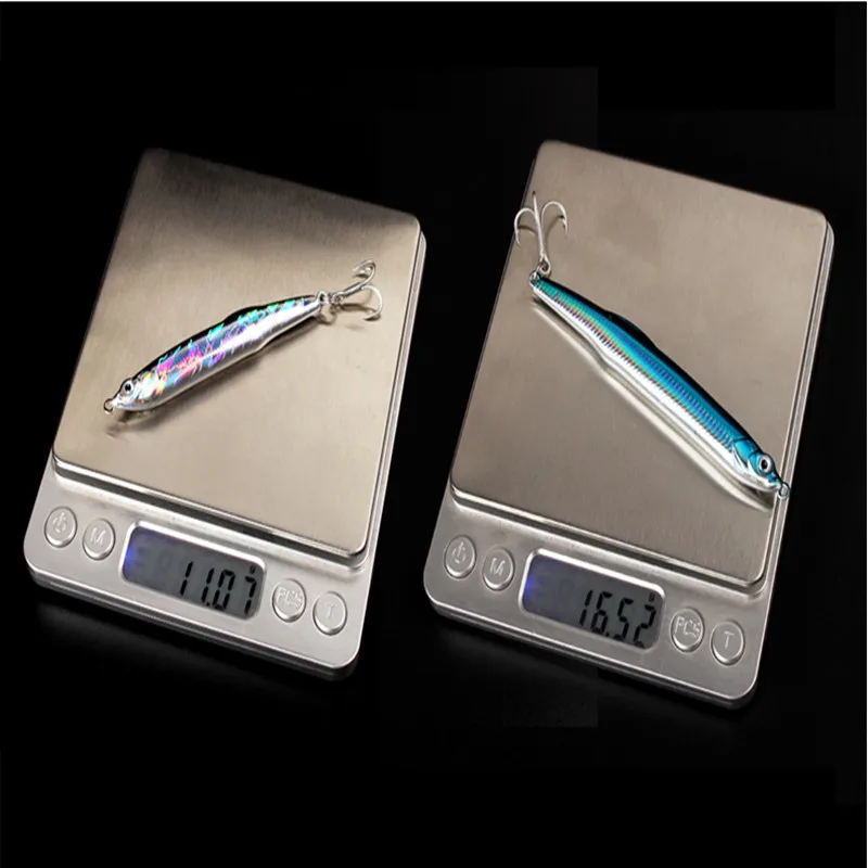 

High Quality Full Water Submerged Pencil 11 G / 16 G Super Long Shot Fishing Bait Metal Bait Ice Fishing