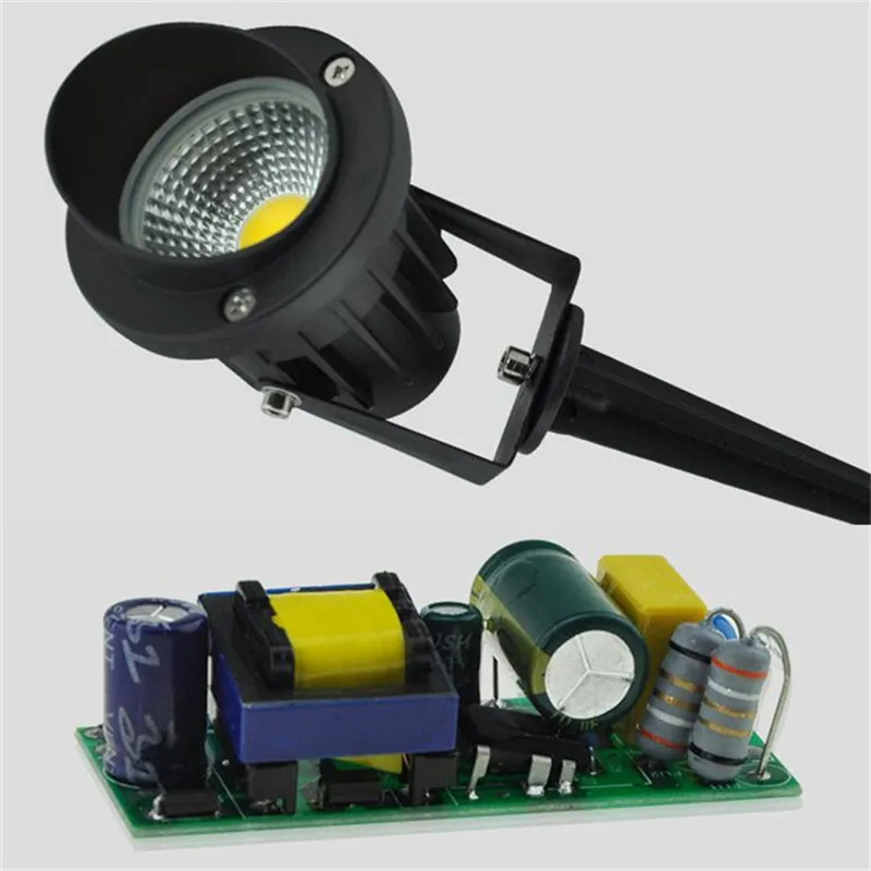 COB 10W Outdoor Garden Light LED Lawn lamp Waterproof Flood Spot Warm Cool White Led Spike Lawm DC12V/AC85-265V | Лампы и освещение
