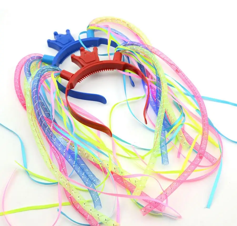 Повязка на голову со светодиодной подсветкой для вечеринки праздничный костюм