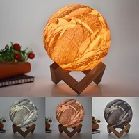 maple leaf 3d moon lamp rechargeable led night light remote control living room bedroom decor lighting colorful table light