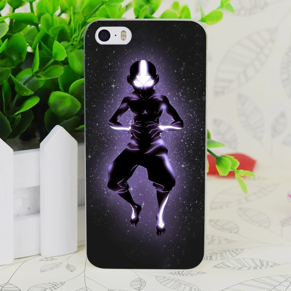 C2703 Avatar Aang Прозрачный Жесткий Тонкий чехол для Apple IPhone 4 4S 4G 5 5G 5S SE 5C 6 6S Plus |