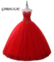 red quinceanera dresses 2019 long prom party beaded ball gown bridal dresses vestidos de 15 anos sweet 16 dresses