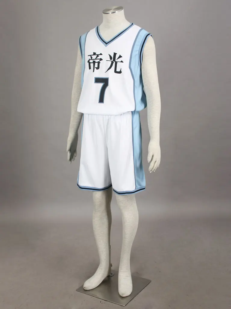 Баскетбольная майка Kuroko no basuke Cosplay Kiseki Sedai Teiko #7 Midorima Shintaro любой размер |