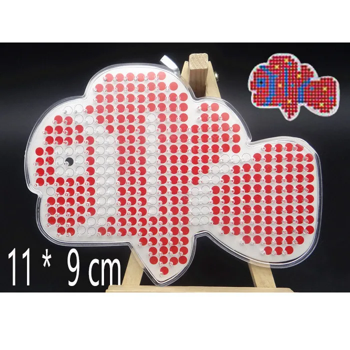 nemo m12 EVA Pegboards узоры для DIY Хама бисер 5 мм Пазлы инструменты транспортные средства животных Perler бусины доска Пазлы ремесла дети девочки игрушки - Цвет: nemo m12
