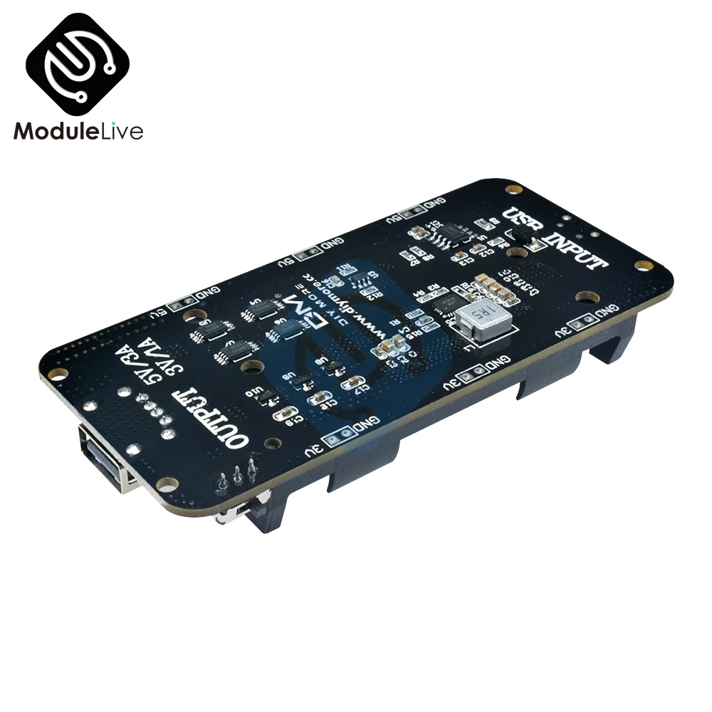 18650 литиевая Защита аккумулятора V8 мобильный Мощность power bank 5 V/3A 3 V/1A два Напряжение микро USB для Arduino ESP32 ESP8266