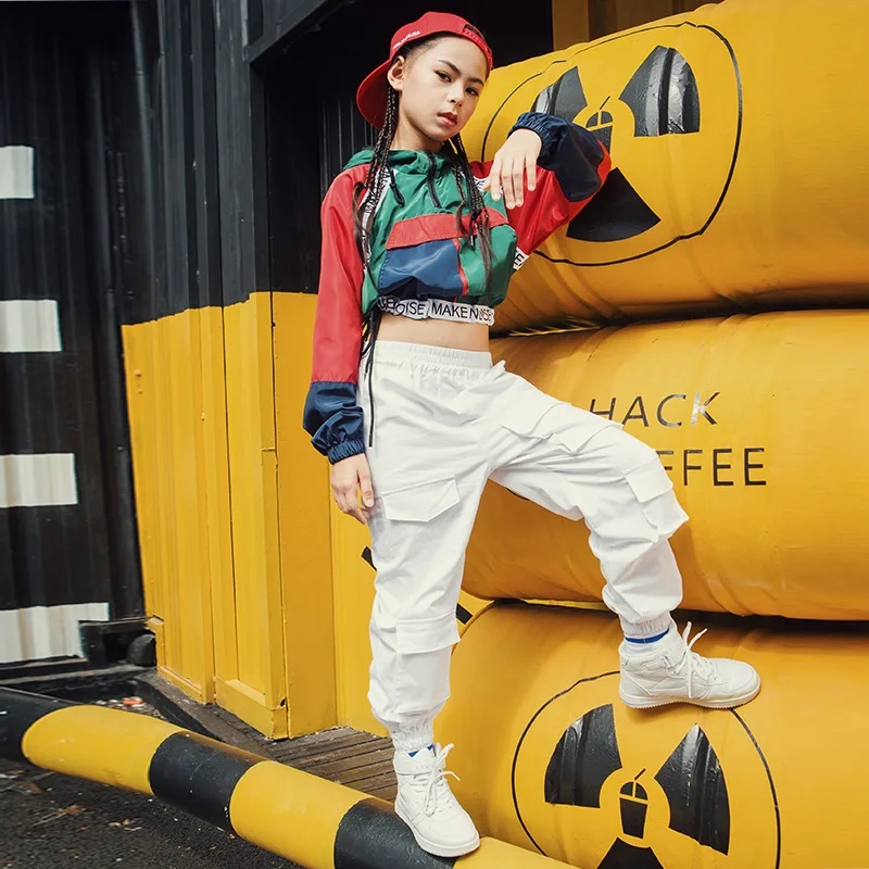 Новинка 2019 высококачественный танцевальный костюм для девочек детский уличный