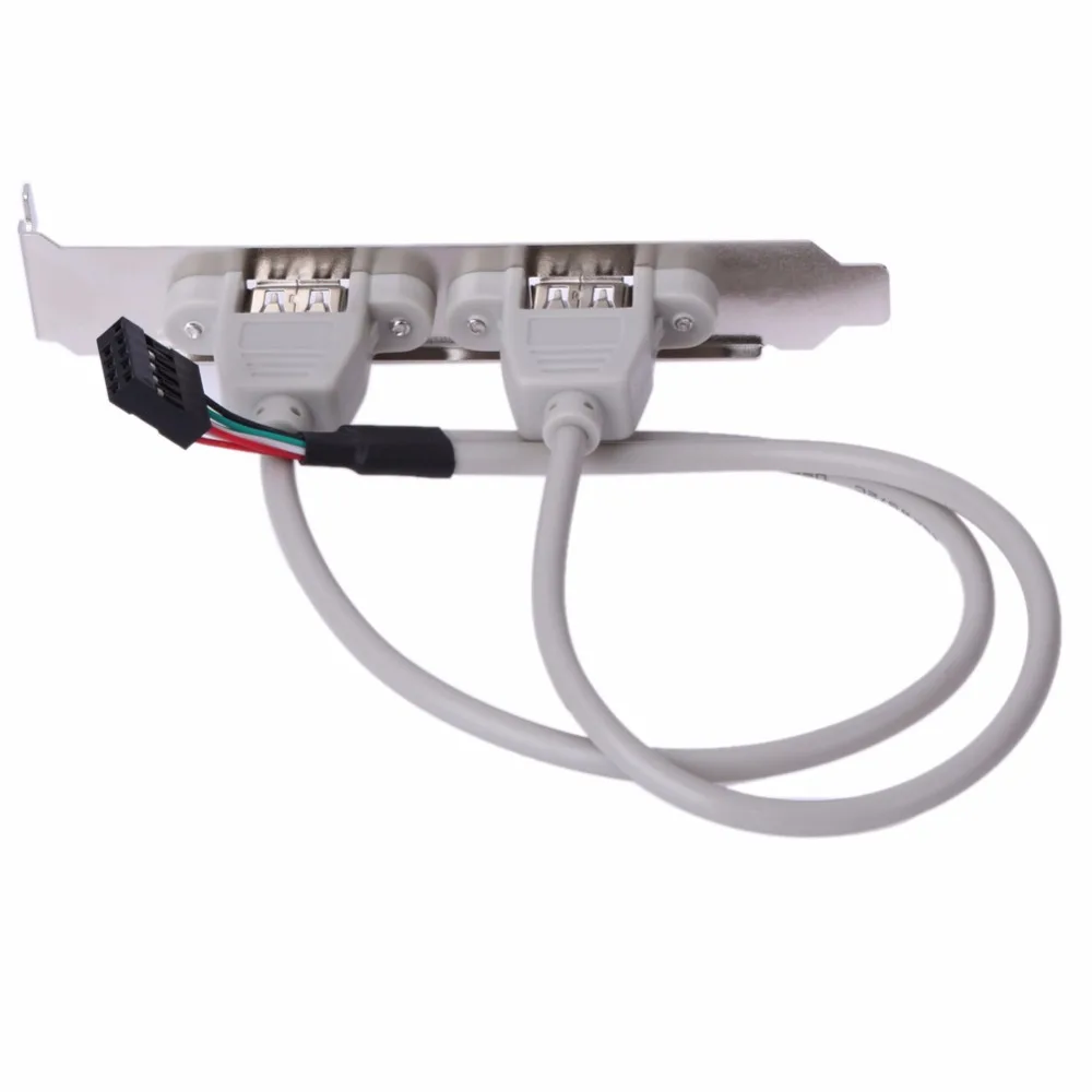 Внешний 2 порта USB задняя панель кронштейн кабель материнской платы 0