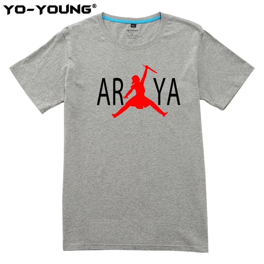 Yo-Young Women T Shirts Arya Stark Not Today модная футболка с принтом Игры престолов 100% чёсаный