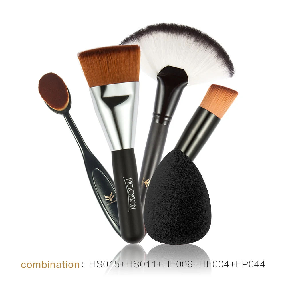 

Hot Selling Makeup Tool Kit 5pcs/set Power Puff/Makeup Brush For Eye Shadow Paste Liquid Foundation Concealer Makeup Blush