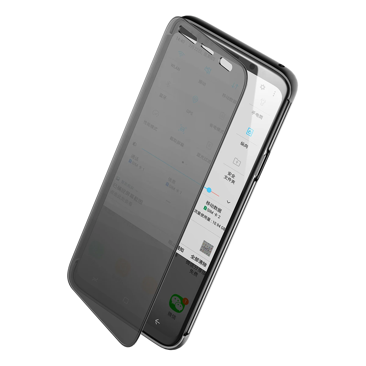 Rock Dr. V серии флип чехол для Samsung Galaxy S9 плюс тонкий Чехол Марка телефон случаях