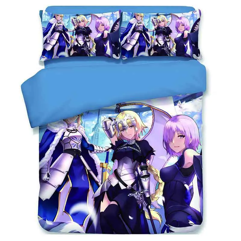 13 Fate/stay night 3D мультяшное постельное белье с аниме набор Arturia и Altria Double queen King Утешитель комплекты постельного белья Постельное белье Saber Fate - Цвет: 13