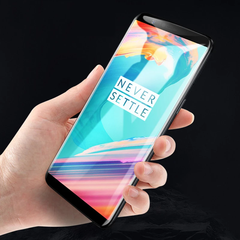 5D изогнутое закаленное стекло для OnePlus 5T 4D полное покрытие клея протектор экрана для OnePlus Five A5100 1+ 5T стекло для телефона