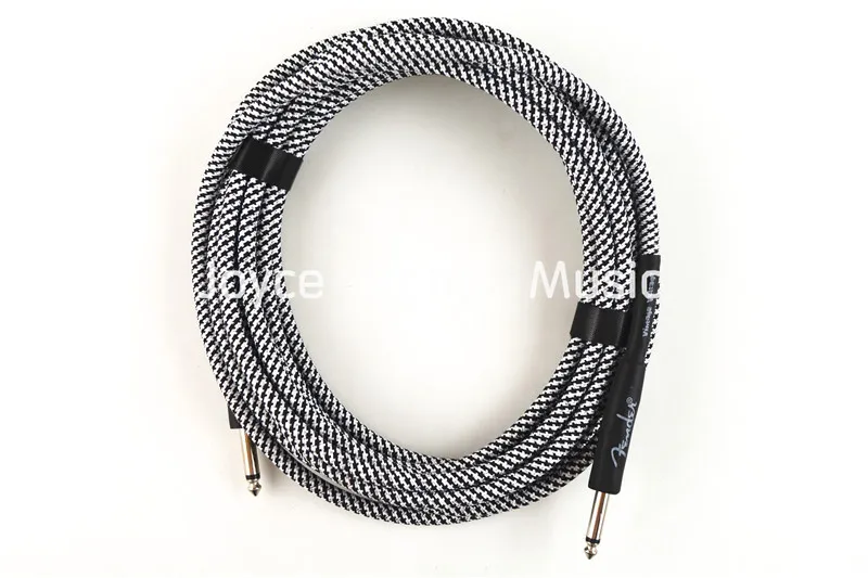 

20ft Electric Guitar Cable Amp Lead Cord Amplifier Cable Audio Connection Cable For Electric Guitar Silver Color Free Shipping