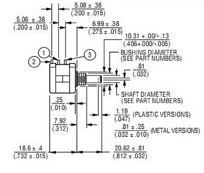 3590S-2-104L 3590 S 100 K-омовая точность многооборотный потенциометр 10 колец регулируемый резистор