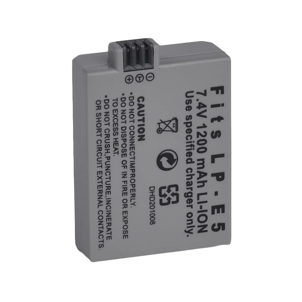 GTF 1pcs EO 1000DS SLR Аккумулятор для камеры LP E5 литиевая батарея полное декодирование