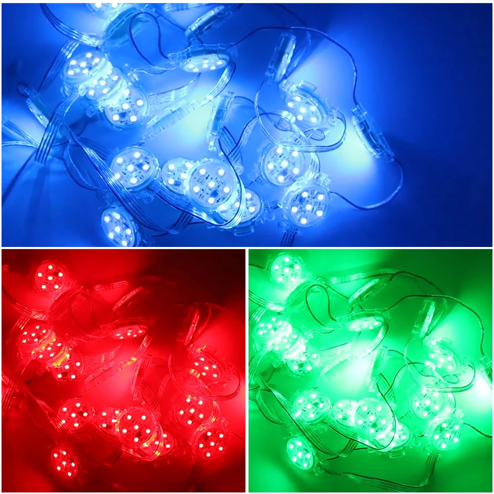 Полноцветный светодиодный пиксельный модуль постоянного тока 24 В 3535 UCS1903 RGB 6