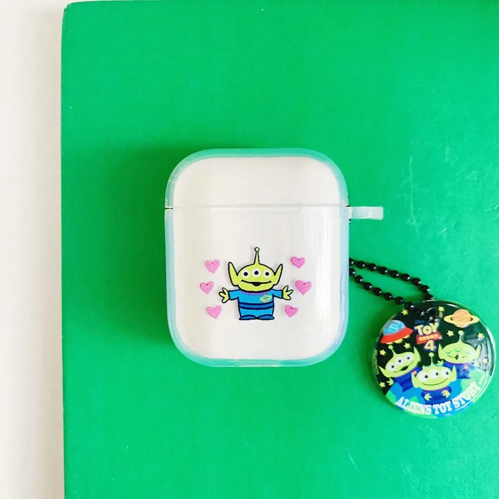 История игрушек мультфильма Базз Лайтер наушники чехол для Apple airpods беспроводной bluetooth гарнитура крышка air pod 2 аксессуары