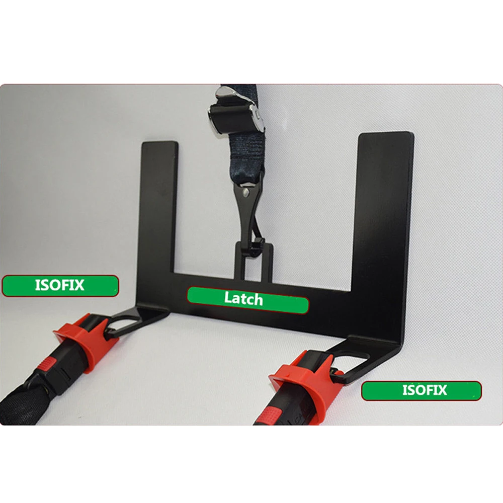 Автомобильная ISOFIX защелка интерфейсы коннектора кронштейн Подставка 33 см для