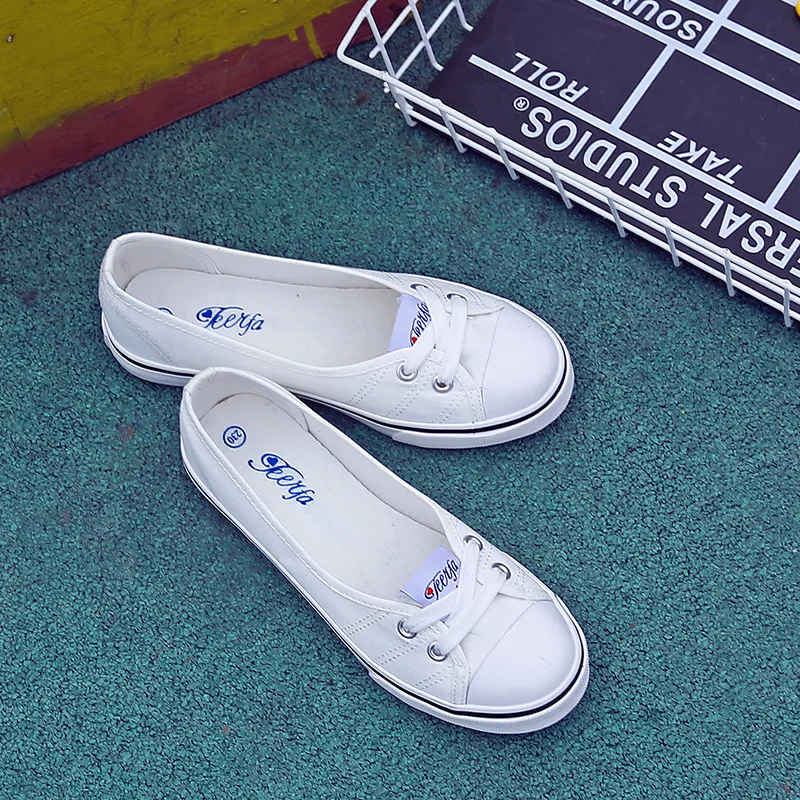 2019 г. модная женская Повседневная Новая Белая обувь на мягкой подошве однотонная