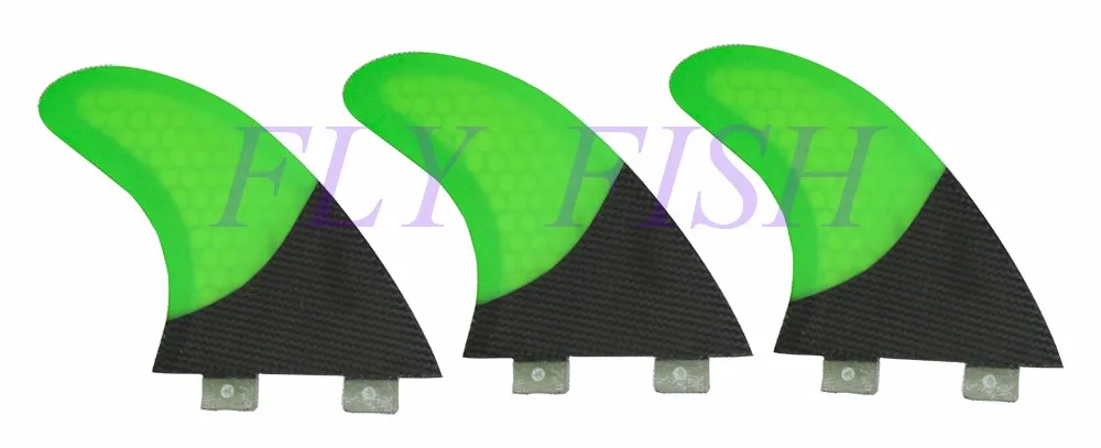 

Top Notch FCS G7 Half Carbon Honeycomb Surfboard Fins 3pcs Trusters Surf Fins
