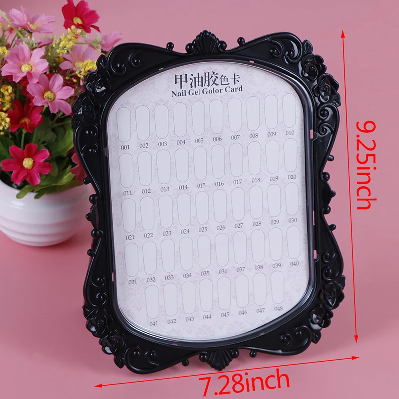 Новый 48 наконечников двусторонний Гель лак для ногтей цветная карта дисплей
