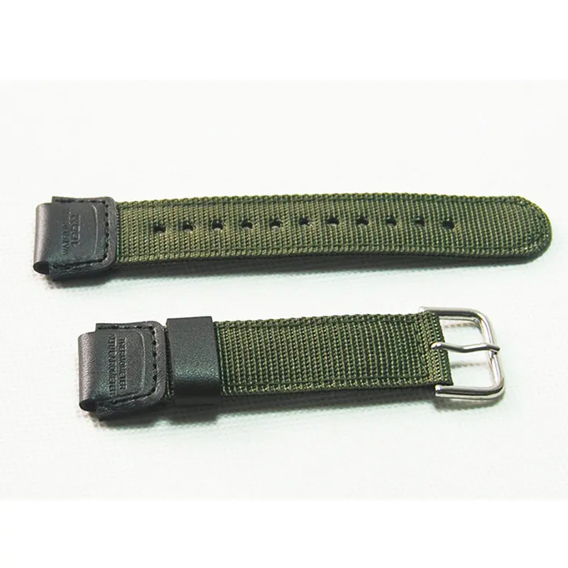 green Ремешок для часов casio SGW-300H 400H 500H MRW-200H AE-1000W AE-1300 AE-1200 W-S200H W-800H W-216H W-735H F-108WH W-215 AEQ-110W - Цвет: green
