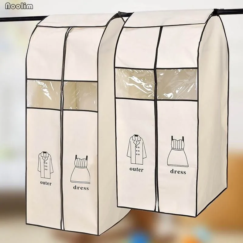 Прозрачная подвесная трехмерный Пыленепроницаемый Чехол для одежды пальто