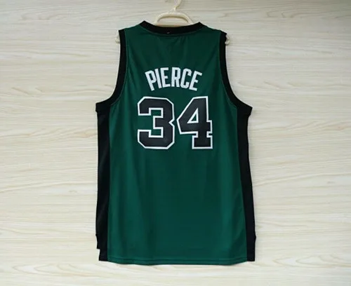 High Quality Boston 34 Paul Pierce Basketball Jerseys Cheap Brand New REV 30 Embroidery Logos Jersey Free Shipping | Спорт и