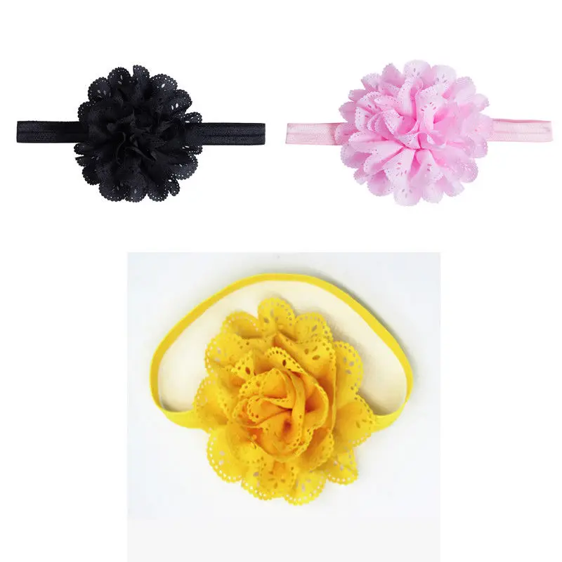 Милый головной убор для маленьких девочек вязанный тюрбан малышей повязка на