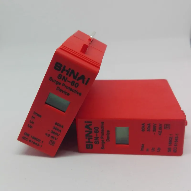 

30KA-60KA surge arrester protection device electric surge protector D ~385V AC replace module parts for SPD