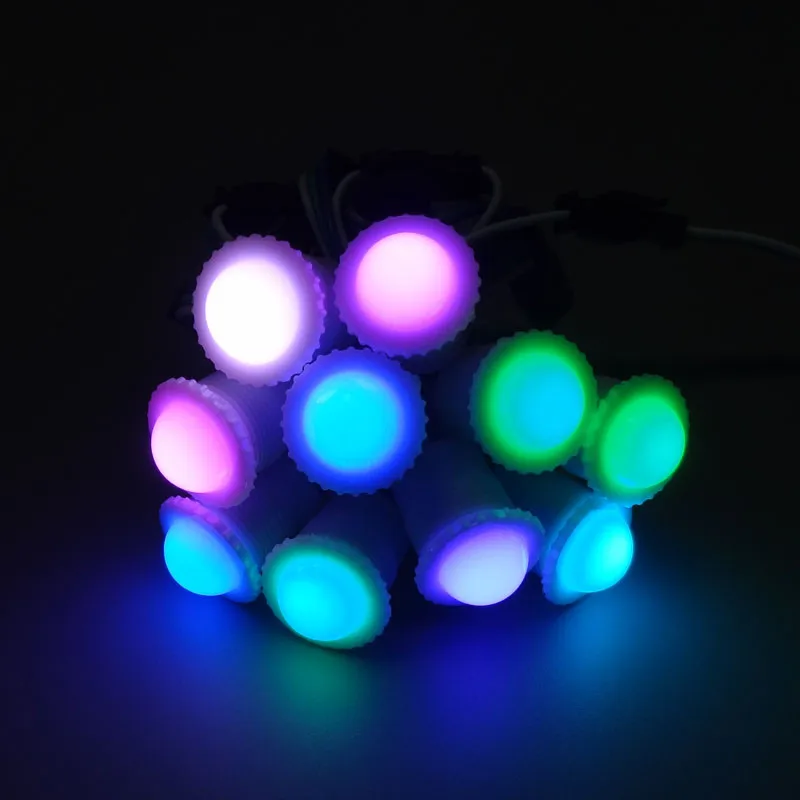 DC5V ws2811IC 5050SMD1 светодиодный цифровой светильник RGB диаметр 16 мм