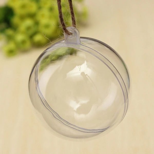 10 шт. романтический дизайн Рождественское украшение в виде шара прозрачный можно