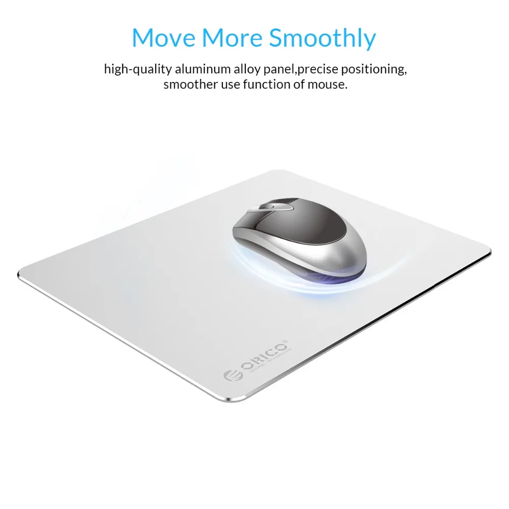 Алюминиевый большой коврик для мыши ORICO компьютерный игровой Настольный League of