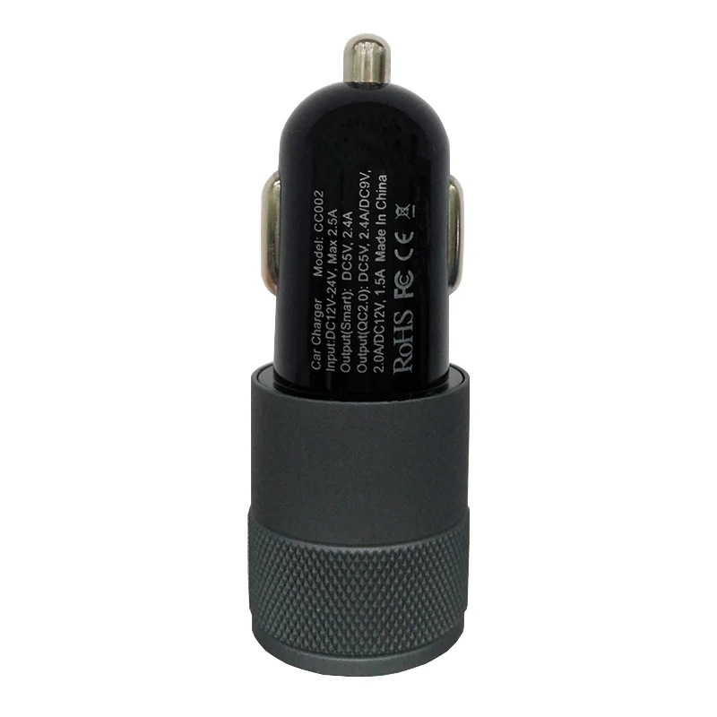 Автомобильное зарядное устройство Bili-Fox USB QC2.0 быстрое с двумя usb-портами