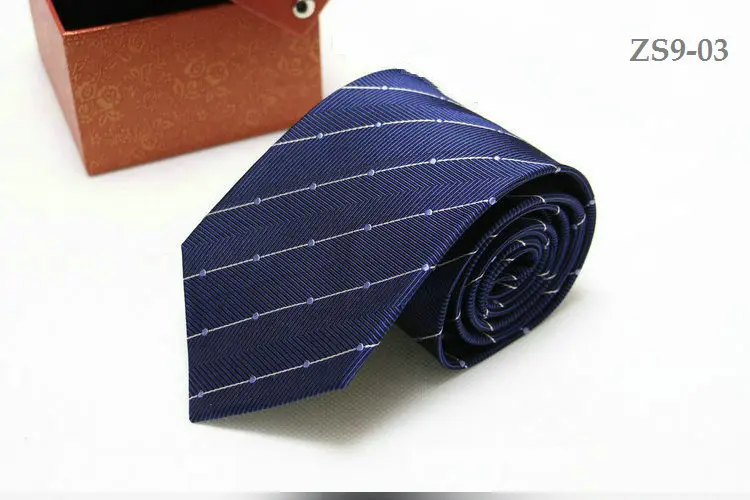 real silk necktie 9CM tie for men customized logo available strips waterproof antifouling 150CM longer