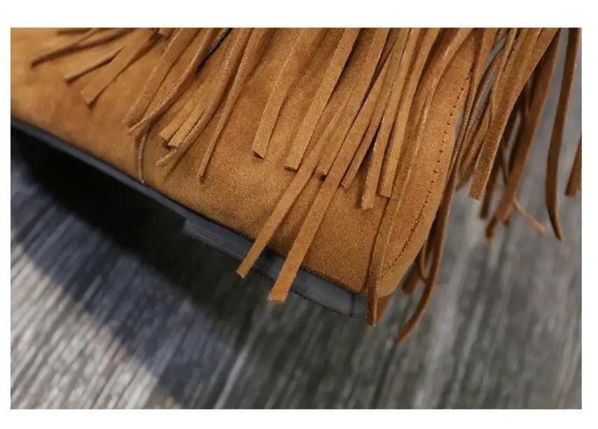 2016 новинка круглая голова цю дон толщиной с женской обуви матовое кисточка