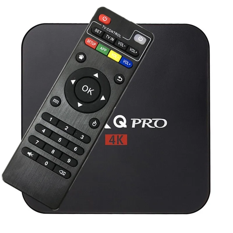 10 шт. MX Pro RK3229 четырехъядерный Q Smart tv BOX Android 7 1 8 Гб коробка 4 K mxq Box | Электроника