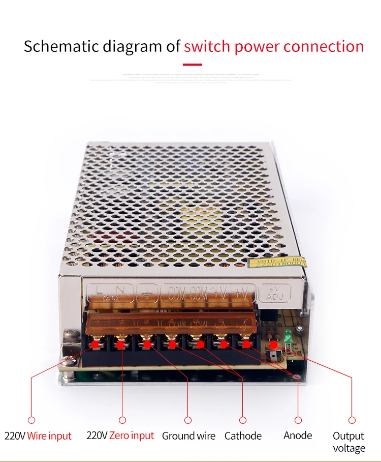 NVVVCE и CCC S-120-24 Импульсный источник питания Выход dc 24V5A трансформатор постоянного тока