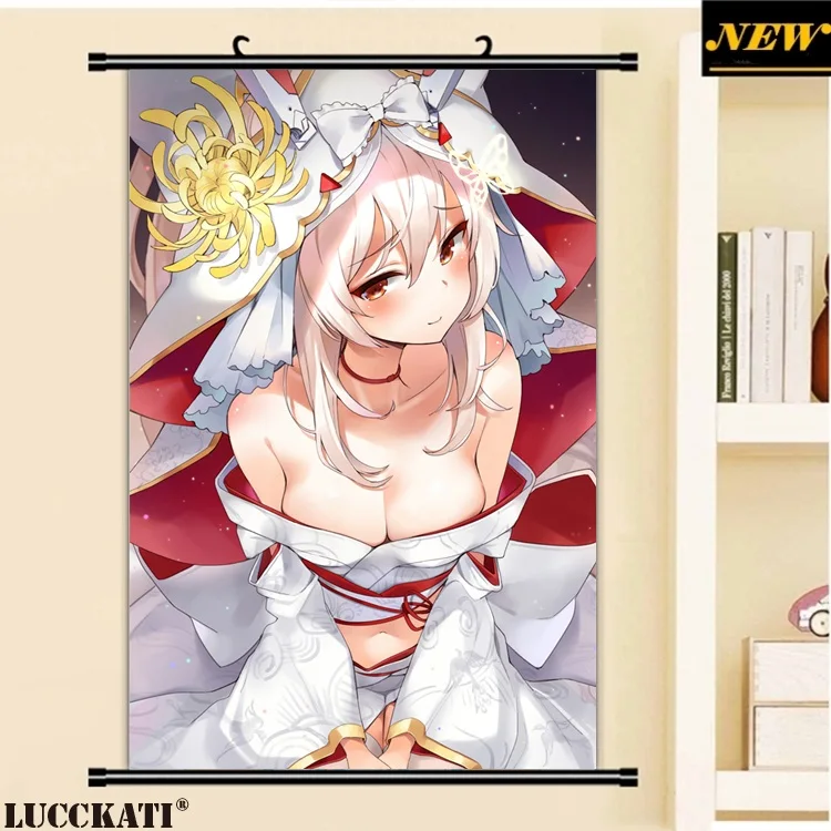 40X60 см Azur Лэйн Билан ханьсян игра teasure loli мультфильм одежда Аниме Настенная