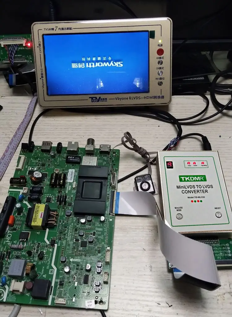 TV160 MiniLVDS Transfer LVDS конвертер штепсельная вилка ЕС для 6Th 7Th тестер 32 дюймовые