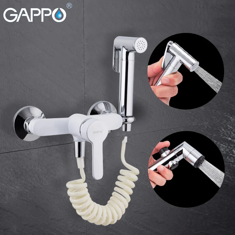 GAPPO белый смеситель для душа биде ручной спрей ванная комната мусульманский