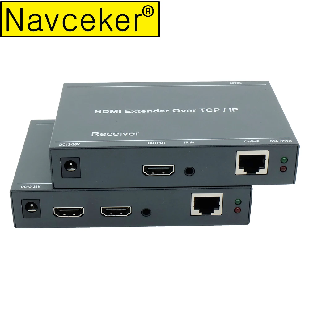 660ft HDBitT HDMI удлинитель 200 м по Ethernet RJ45 CAT5/5e/6 кабель 1080P HDMI передатчик с петлей и ИК как HDMI сплиттер