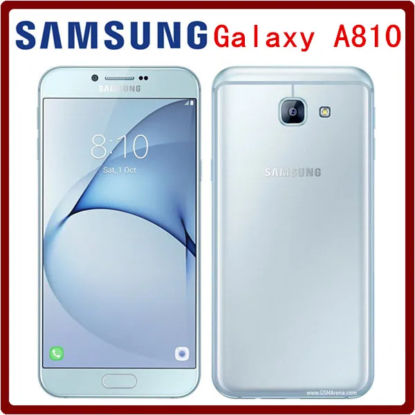 Оригинальный разблокированный samsung Galaxy A8 (2016) A810 Восьмиядерный 5 7 дюймов LTE 4G 3 Гб ram