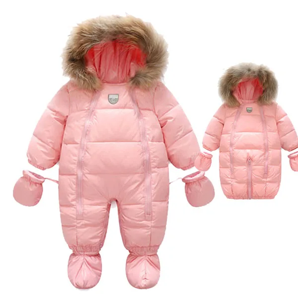 

Russia Winter Baby Kids Down Jacket Baby Thickened Jumpsuit Baby Sleeping bags