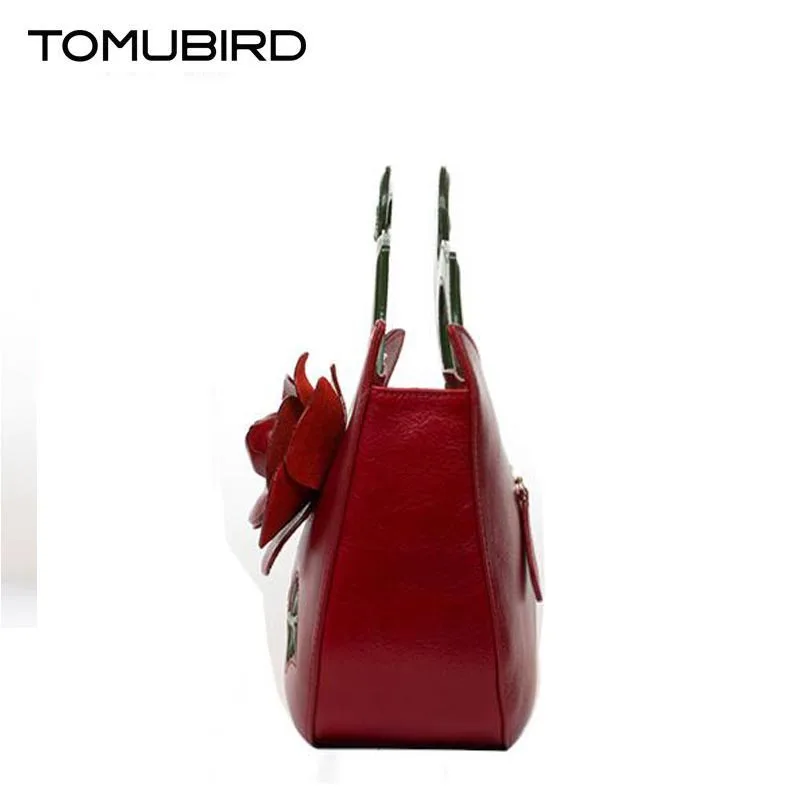 TOMUBIRD новый улучшенный дизайн из воловьей кожи вдохновленный цветами женская