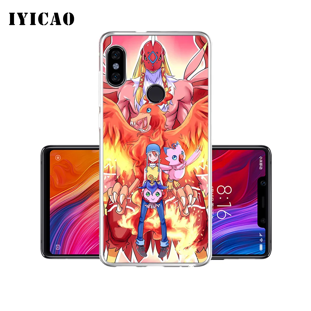 IYICAO Digimon Adventure Мягкий силиконовый чехол для телефона Xiaomi Mi 9 8 SE 6 A1 A2 Lite F1 MIX2S MIX3 TPU |