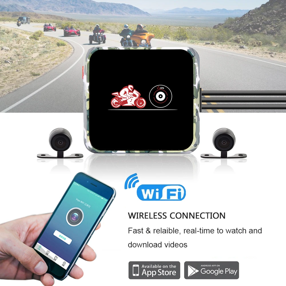 VSYSTO wifi Автомобильный видеорегистратор с двойным объективом спереди 1080 p FULL hd