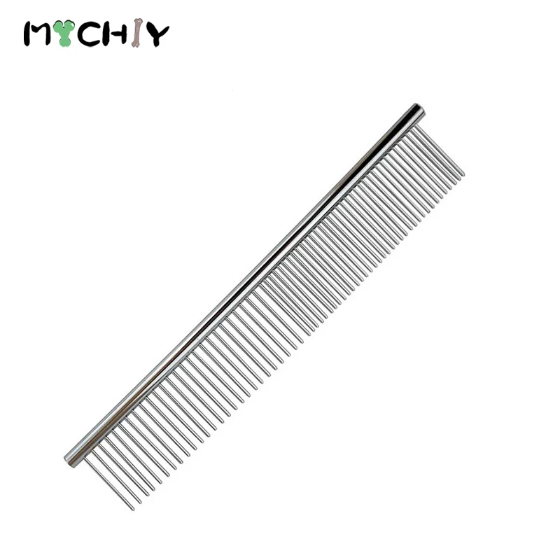 Домашние животные из нержавеющей стали длинные волосы триммер расчески собака